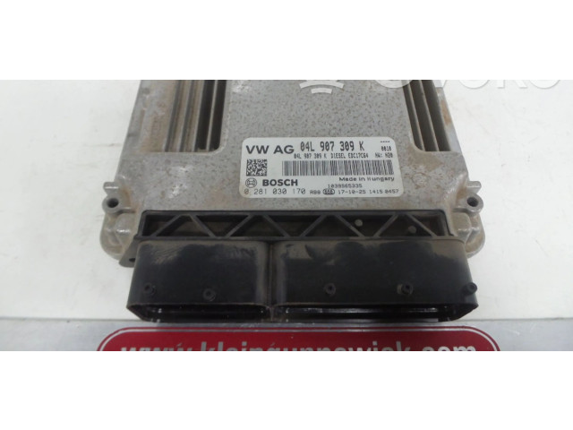 Блок управления двигателя 04L907309K, 0281030170   Volkswagen Caddy