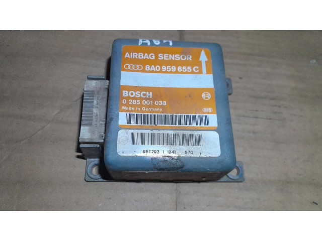 Блок подушек безопасности 8A0959655C, 0285001038   Audi A6 S6 C4 4A