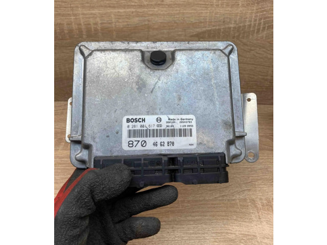 Блок управления двигателем Блок управления 4662870, 0281001617   Saab 9-3 Ver1
