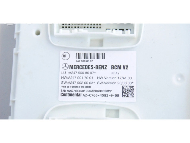 Блок комфорта A2479008607, A2479017901   Mercedes-Benz CLA C118 X118   