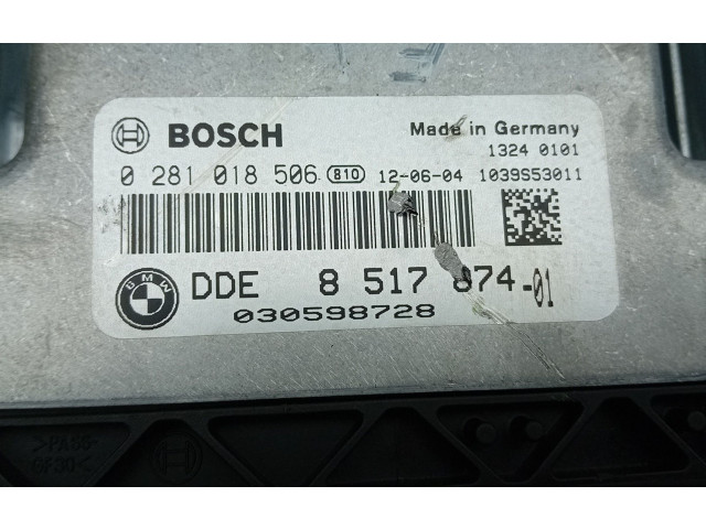 Řídící jednotka 8517874, 0281018506   BMW M3 F80 2018