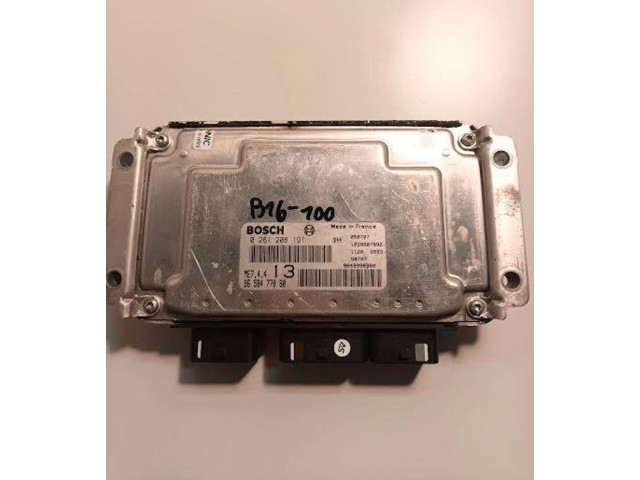 Блок управления двигателя 0261208191, 9658477080   Peugeot 1007