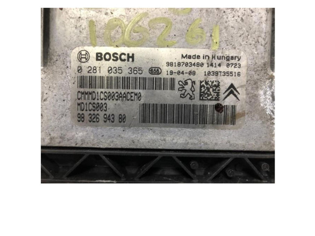 Řídící jednotka 1640420280, 1640420280   Peugeot 2008 I 2019