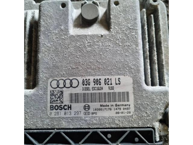 Блок управления двигателя 03G906021LS, 1039S17176   Audi A3 S3 8P