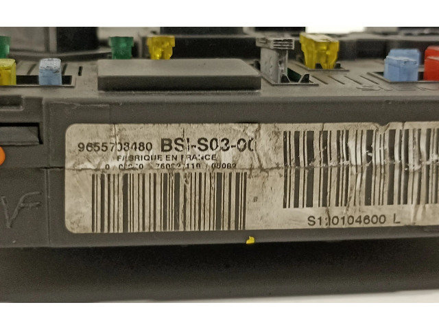 Pojistková skříňka Řídící jednotka BSM 9655708480   Peugeot 407 2005