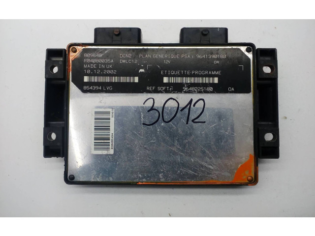 Блок управления двигателя 9641390180, R04080035A   Citroen Berlingo
