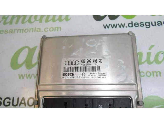 Блок управления двигателя 4B0907401AE, 0281010496   Audi A6 S6 C4 4A