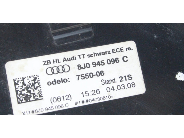 Задний фонарь правый 8J0945096C    Audi TT TTS Mk2   2006-2014 года