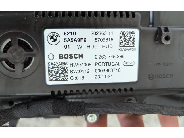 Přístrojová deska  BMW 1 F40 2021 5A5A9F6, 0263745286  