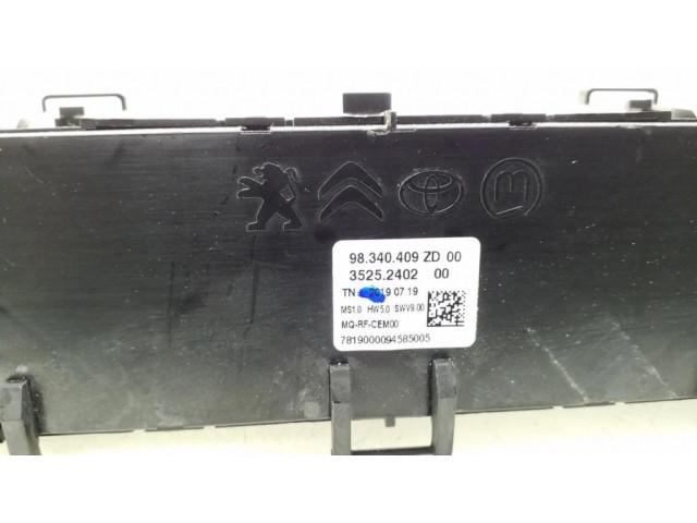 Блок управления климат-контролем 98340409ZD   Citroen Berlingo
