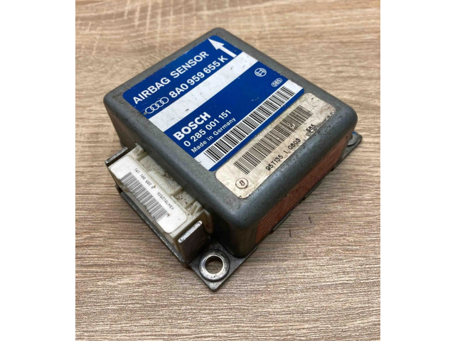 Блок подушек безопасности 8A0959655K, 0285001151   Audi A8 S8 D2 4D