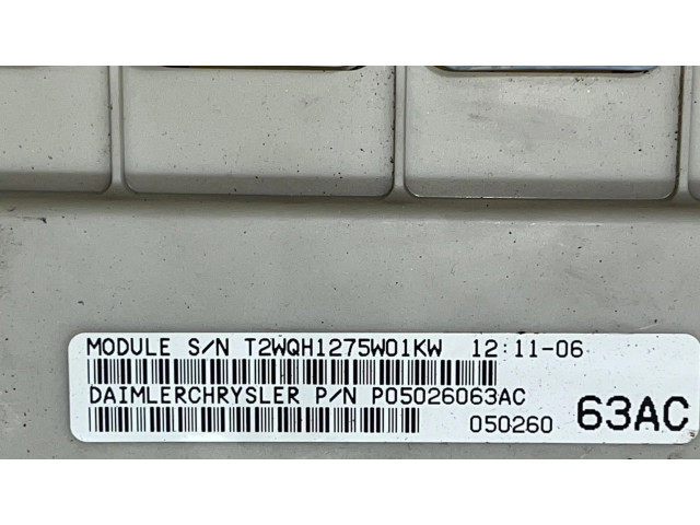 Блок комфорта 05026063AC, P05026063AC   Chrysler Grand Voyager IV   