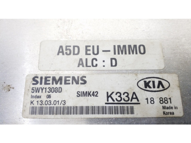 Блок управления двигателем Блок управления 5WY1308D, SIMK42   KIA Rio