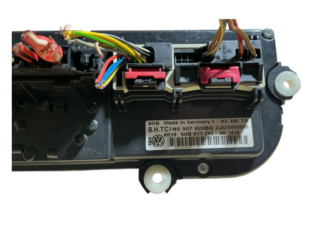 Блок управления климат-контролем 7N0907426BG, 5HB01129200   Volkswagen Touran II