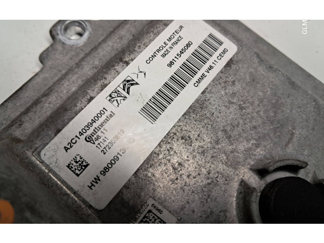 Řídící jednotka 9811545080, 9819850080   Peugeot 2008 I 2017