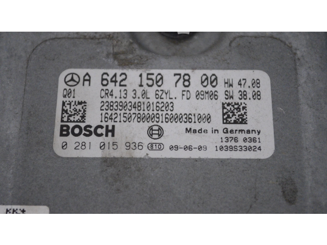 Řídící jednotka A6421507800, 0281015936   Mercedes-Benz GL X164 2011