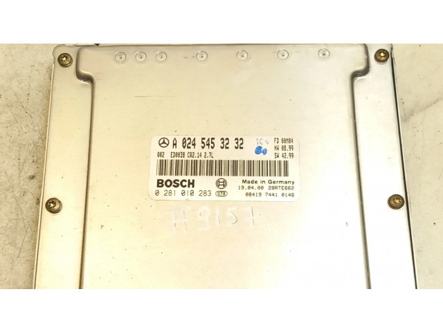 Řídící jednotka A0245453232, 0245453232   Mercedes-Benz ML W163 2004