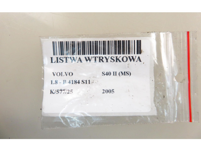 Vstřikovací lišta 1S7GGA, 4M5G9D280DA   Volvo S40    B 4184 S11 