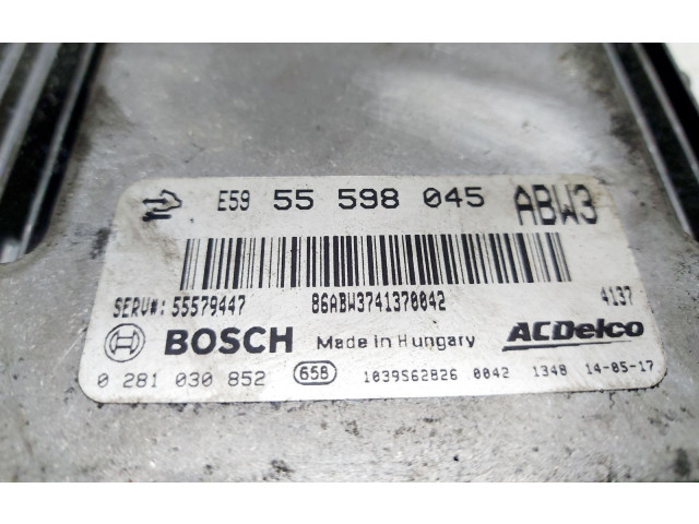 Řídící jednotka 0281018769, 55579447   Opel Zafira C 2012