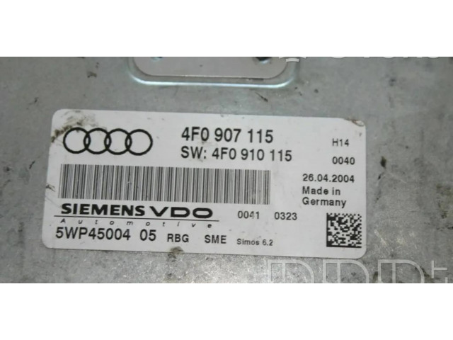 Блок управления двигателя 4F0907115, 4F0910115   Audi A6 S6 C6 4F