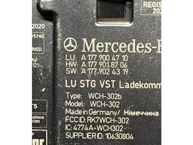 Pojistková skříňka Модуль беспроводной зарядки A1779004710, A1779018706   Mercedes-Benz EQA 2021