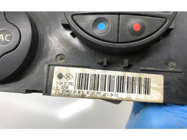 Блок управления климат-контролем 8200407123, 69340005   Renault Megane II