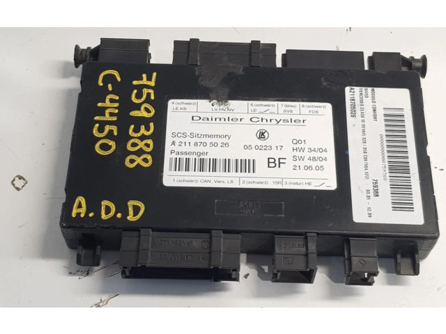 Блок комфорта A2118705026   Mercedes-Benz ML W164   
