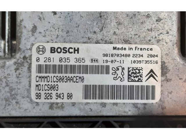 Řídící jednotka 9818703480   Peugeot 308 2019