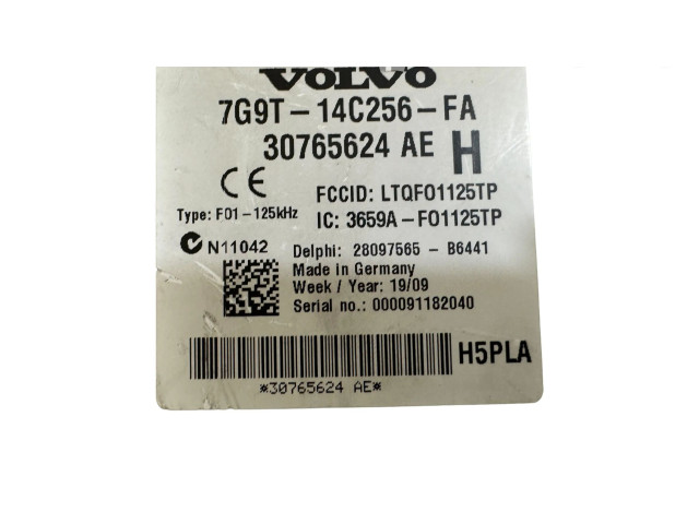   Pojistková skříňka 7G9T14C256FA, 30765624AE   Volvo XC60 2009