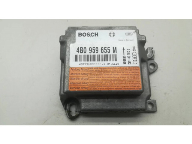 Блок подушек безопасности 4b0959655m, 0285001432   Audi A4 S4 B6 8E 8H