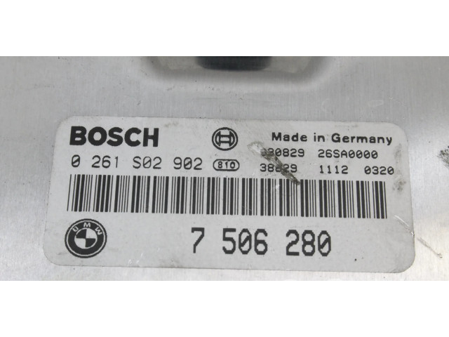 Řídící jednotka 7506280, 0261S02902   BMW 7 E65 E66 2003