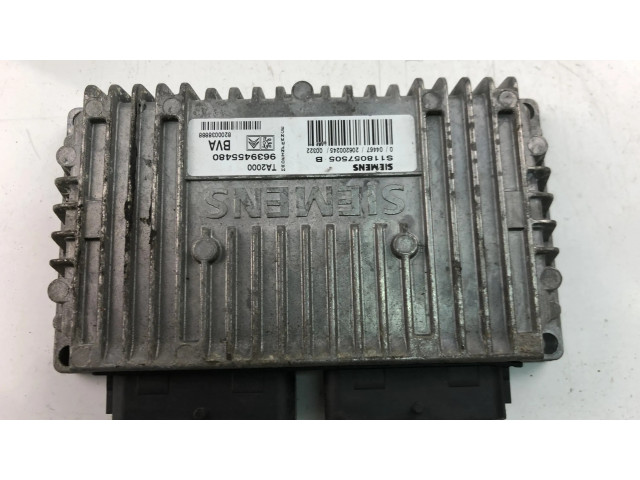 Блок управления коробкой передач 9639455480, S118057505B   Peugeot 206