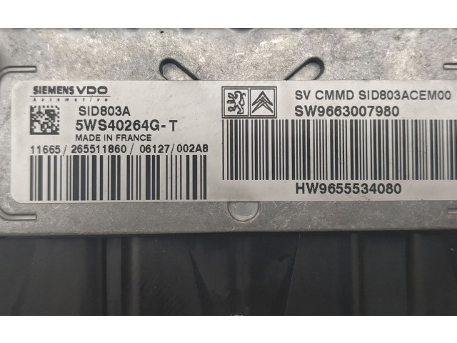 Řídící jednotka 5WS40264GT, SW9663007980   Peugeot 407 2005