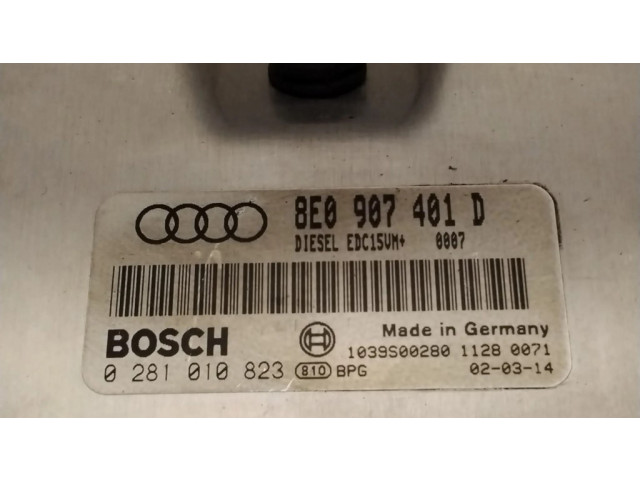 Блок управления двигателя 8E0907401D   Audi A4 S4 B5 8D