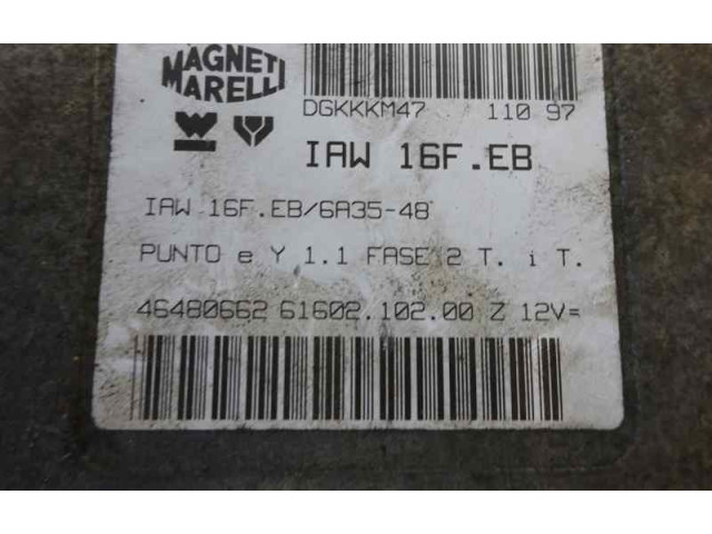 Блок управления двигателя 46480662, IAW16FEB   Fiat Punto (176)