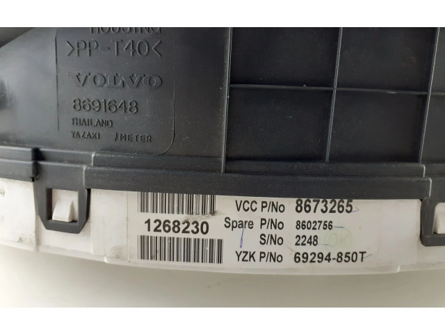 Přístrojová deska  Volvo XC90 2004 8673265, 8602756  