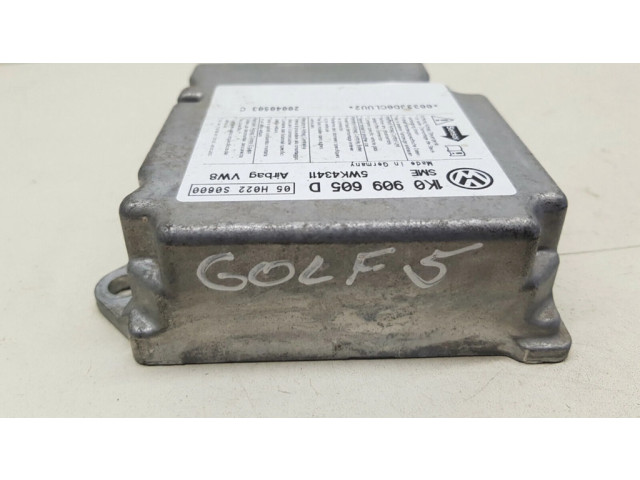 Блок подушек безопасности 1K0909605D   Volkswagen Golf V