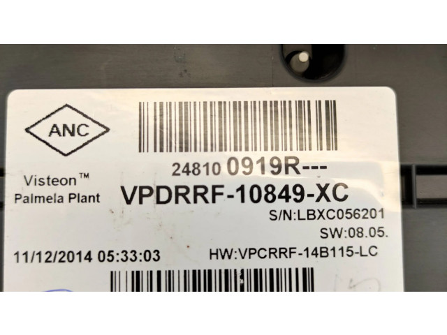 Přístrojová deska  Renault Captur 2013 248100919R, VPDRRF10849XC  