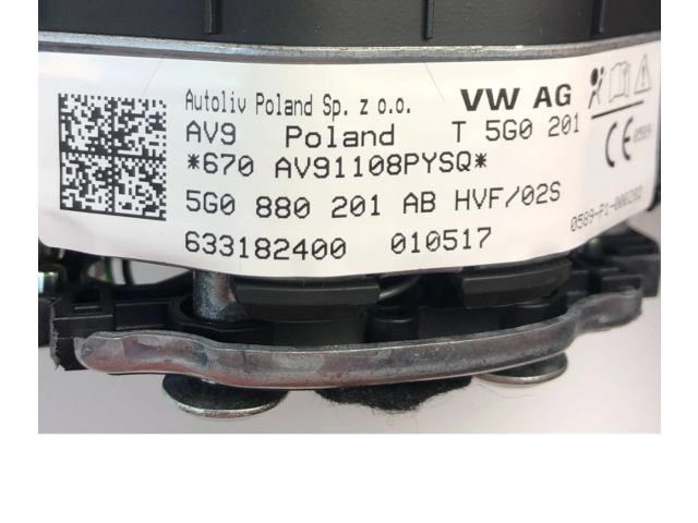 Volant Volkswagen Polo VI 2020 2G0419091CH, 5G0880201J  