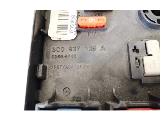   Pojistková skříňka 3C0937125A, 63595743   Volkswagen PASSAT B7 2014