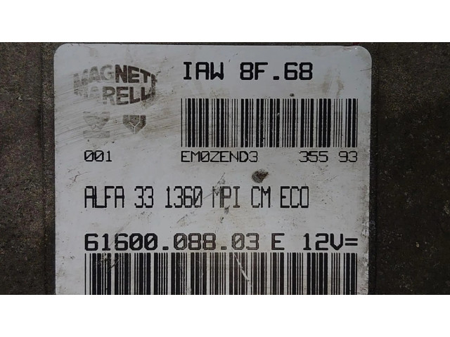 Řídící jednotka 6160008803, IAW8F68   Alfa Romeo 33 1983