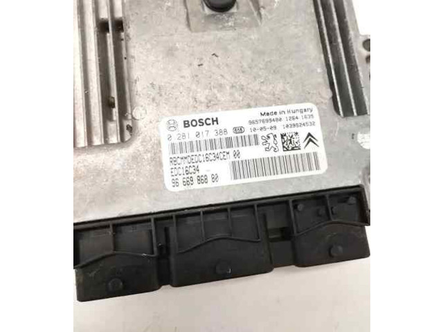 Řídící jednotka 9657699480   Citroen C3 Pluriel 2010