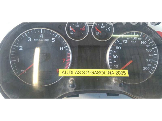 Přístrojová deska  Audi A3 S3 A3 Sportback 8P 2004 A2C53060179  