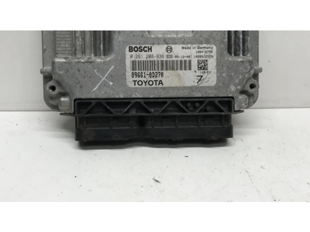 Řídící jednotka 896610D270, 0261208936   Toyota Yaris 2007