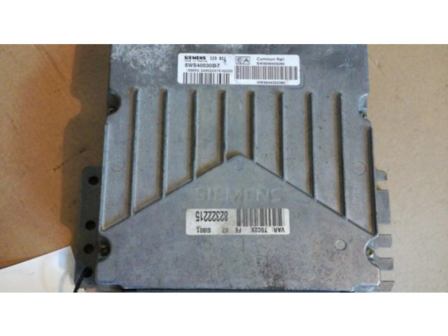 Řídící jednotka 5WS40030BT, SW9646449280   Peugeot 307 2002