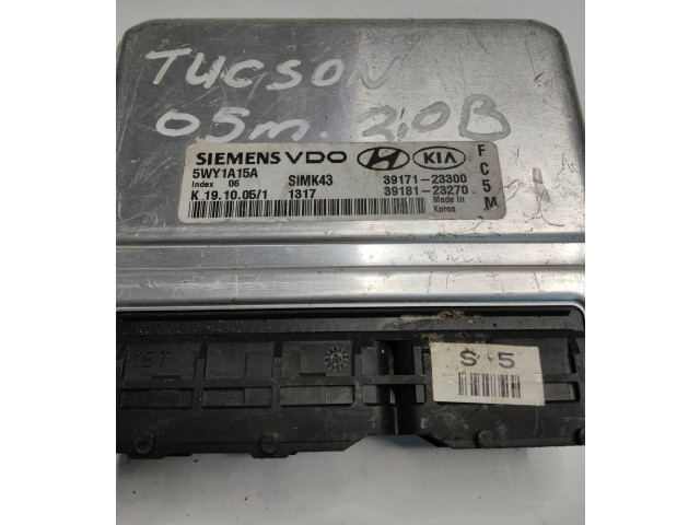 Řídící jednotka 3917123300, 3918123270   Hyundai Tucson JM 2005