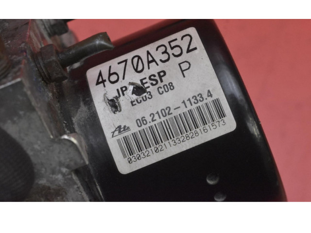 Блок АБС 4670A352, 4670A352   Mitsubishi  Lancer VIII  2007 - 2017 года