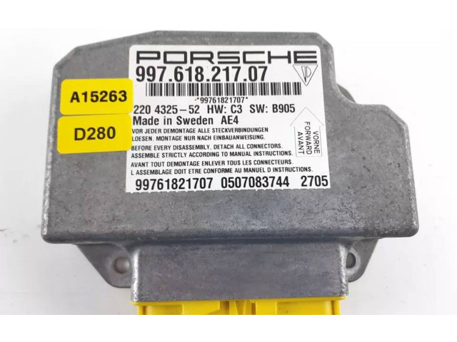 Блок подушек безопасности 99761821707, 0507083744   Porsche 911 997