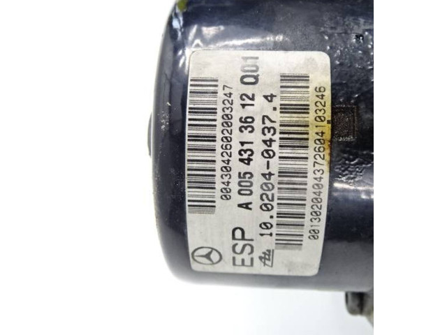 Jednotka ABS A0054313612   Mercedes-Benz SLK R171 2004