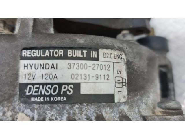 Генератор 3730027012, 021319112   KIA Cerato 2.0     